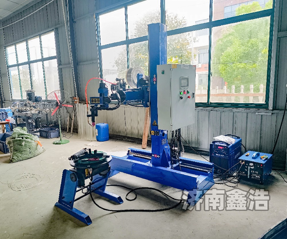 分體式氬弧自動焊，環(huán)縫焊接通孔設(shè)計，提高效率